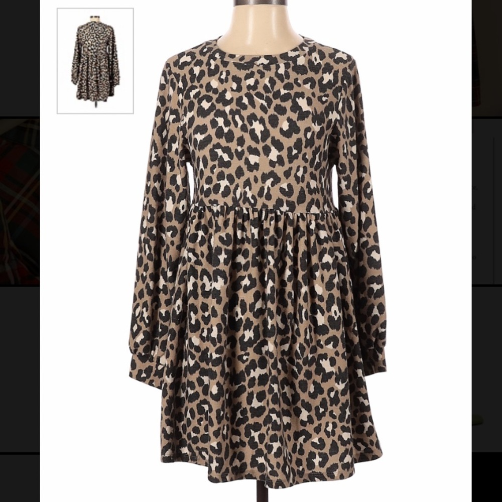 Carly Jean Los Angeles Leopard print dress